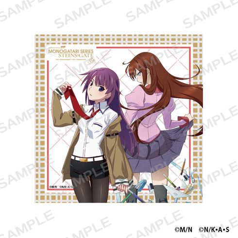『化物語×STEINS;GATE』ハンドタオル 戦場ヶ原ひたぎ×牧瀬紅莉栖